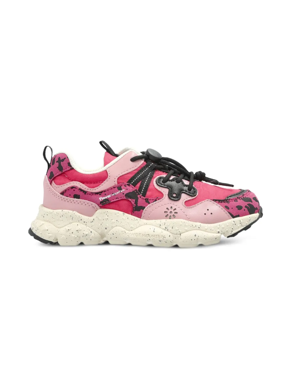 FLOWER MOUNTAIN KIDS Sneakers met bloemdetail Roze