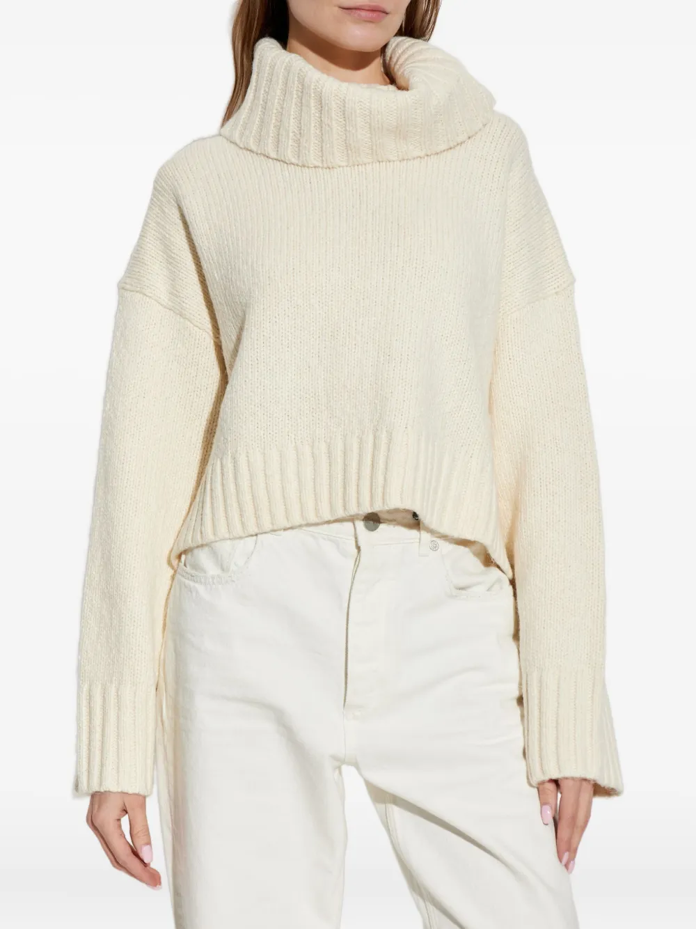 Cult Gaia Belana Sweater In Neutral