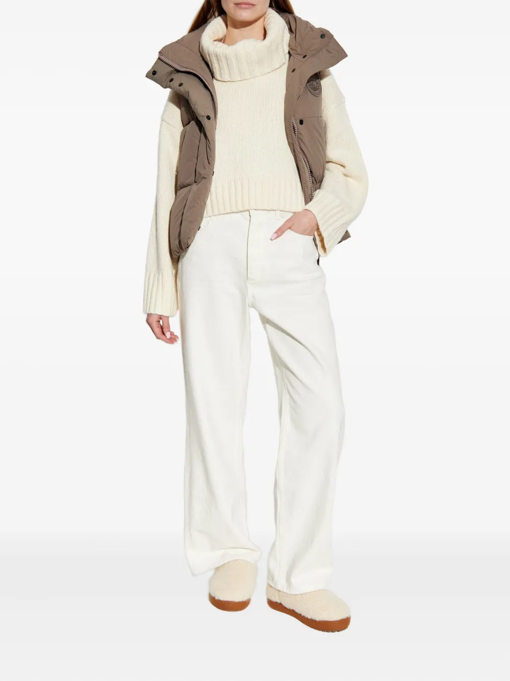 Cult Gaia Belana Sweater In Neutral