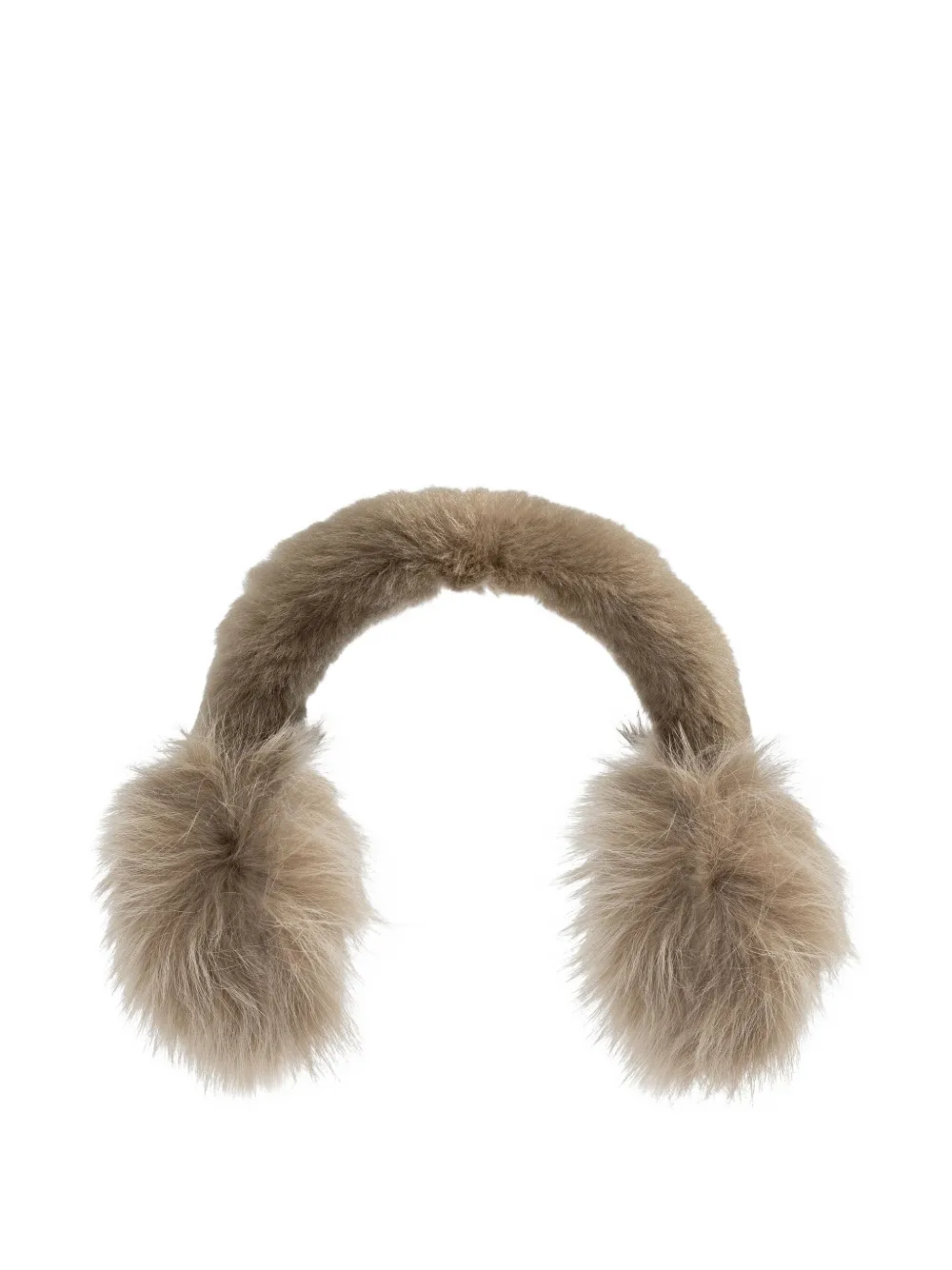 Burberry fur earmuffs - Marrone
