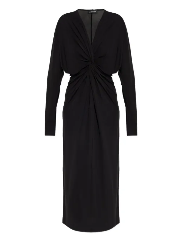 anine bing dress black ANINE BING Noemi Dress in Black
