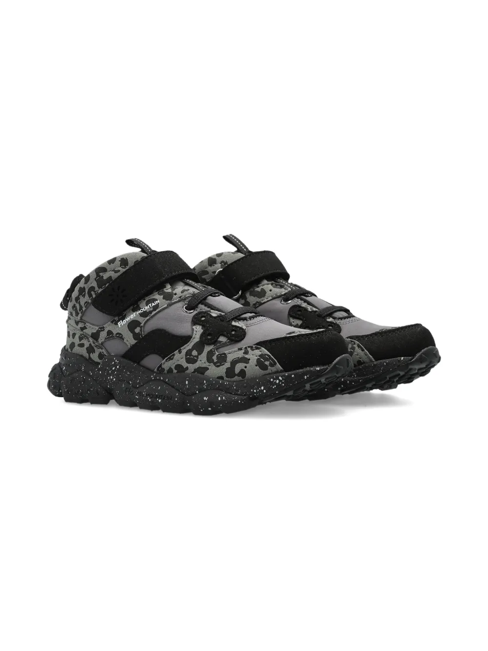 FLOWER MOUNTAIN KIDS Sneakers met klittenband Grijs