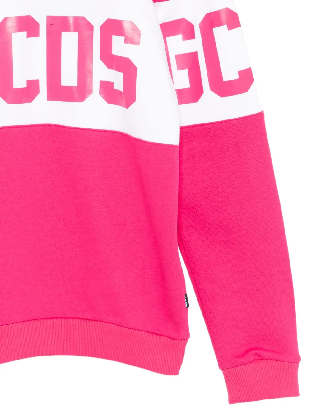 Gcds Kids Hoodie met logoprint Roze