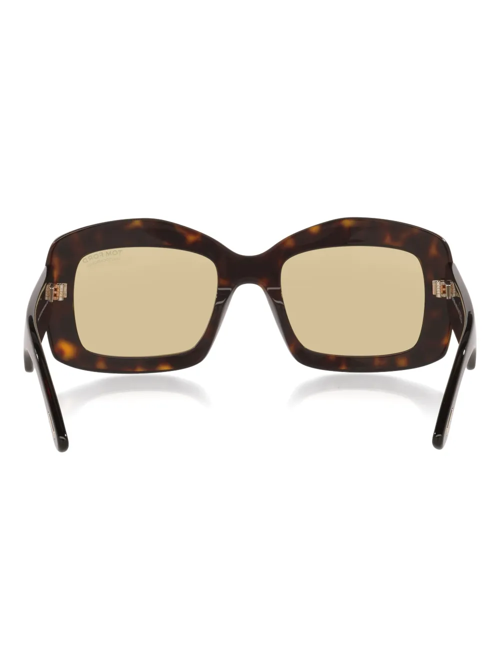 Tom Ford Venetia Metal-detail Sunglasses In Brown