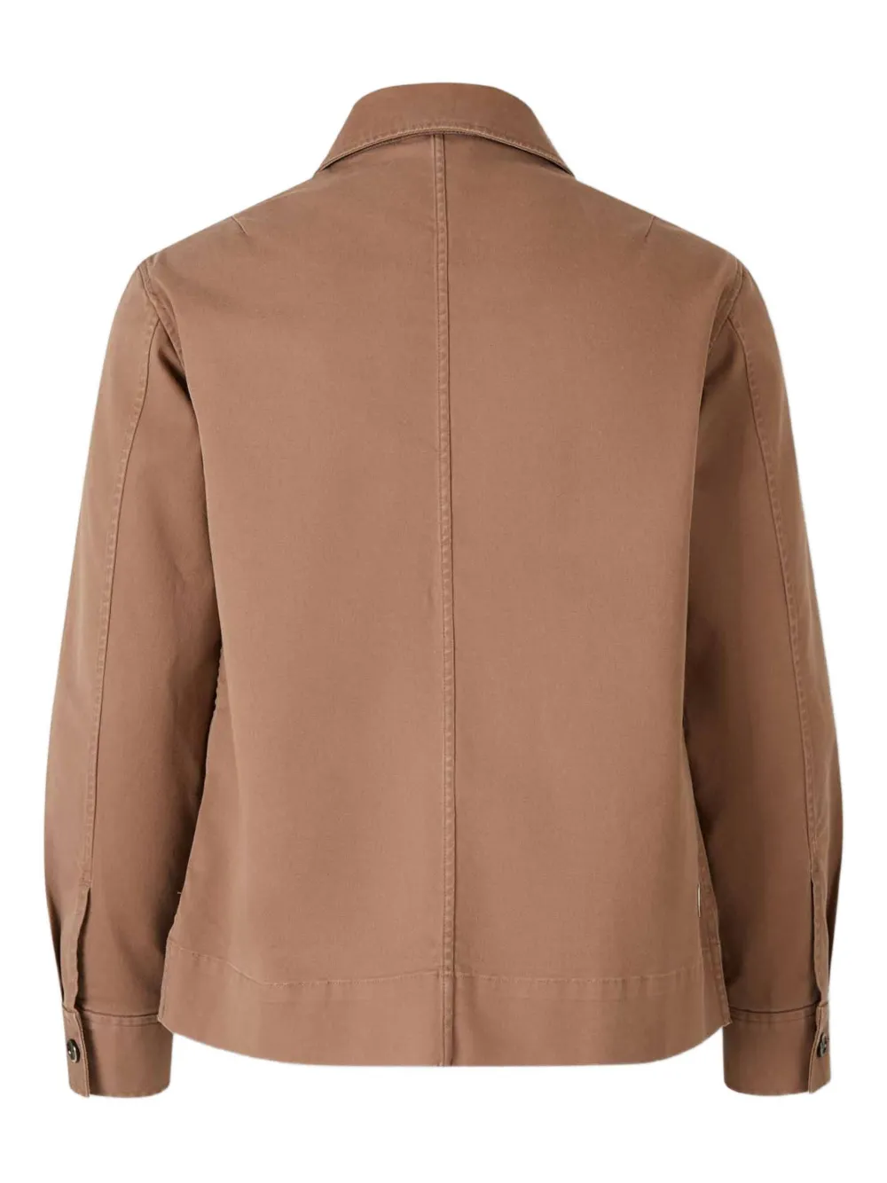 Nine In The Morning Classic-collar Shirt Jacket In Brown