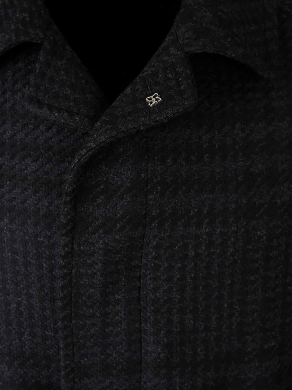 Tagliatore Geruite jas Zwart