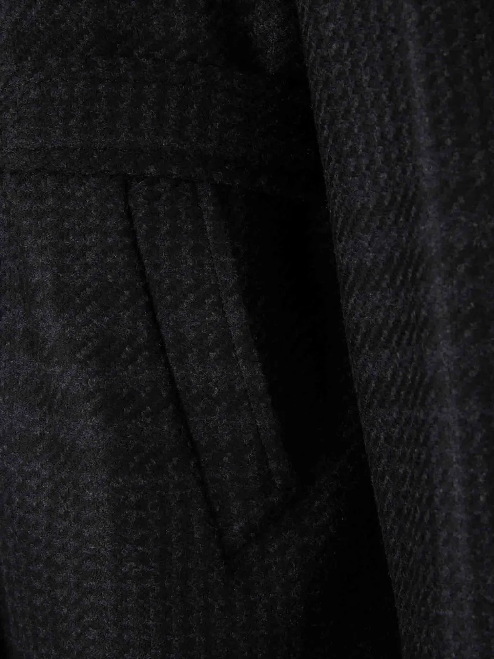 Tagliatore Geruite jas Zwart