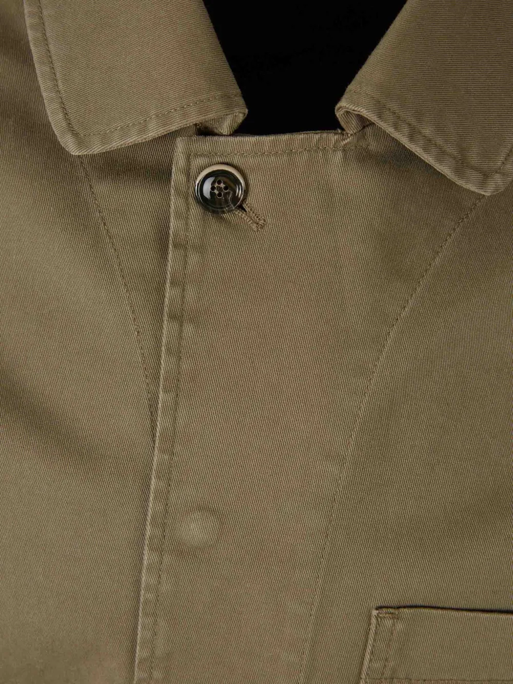 Nine In The Morning Classic-collar Shirt Jacket In Brown