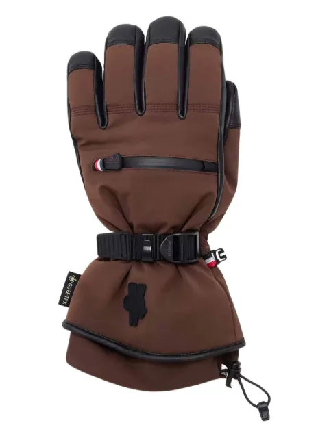 Moncler Grenoble leather-panels gloves