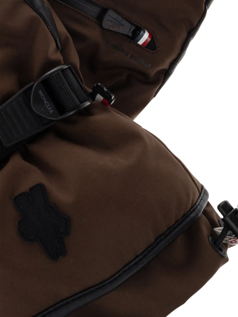 Moncler Grenoble x Reusch Gore-Tex skihandschoenen Bruin