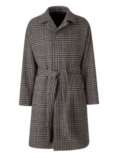 Tagliatore notched-collar wool coat 