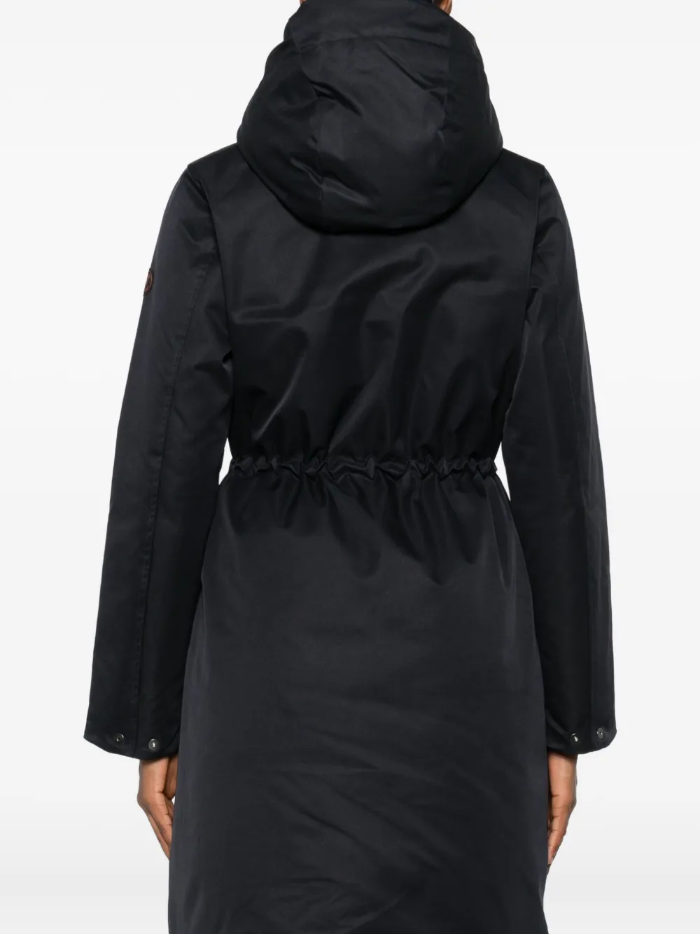 Save The Duck Joel Drawstring-waist Hooded Jacket In Black