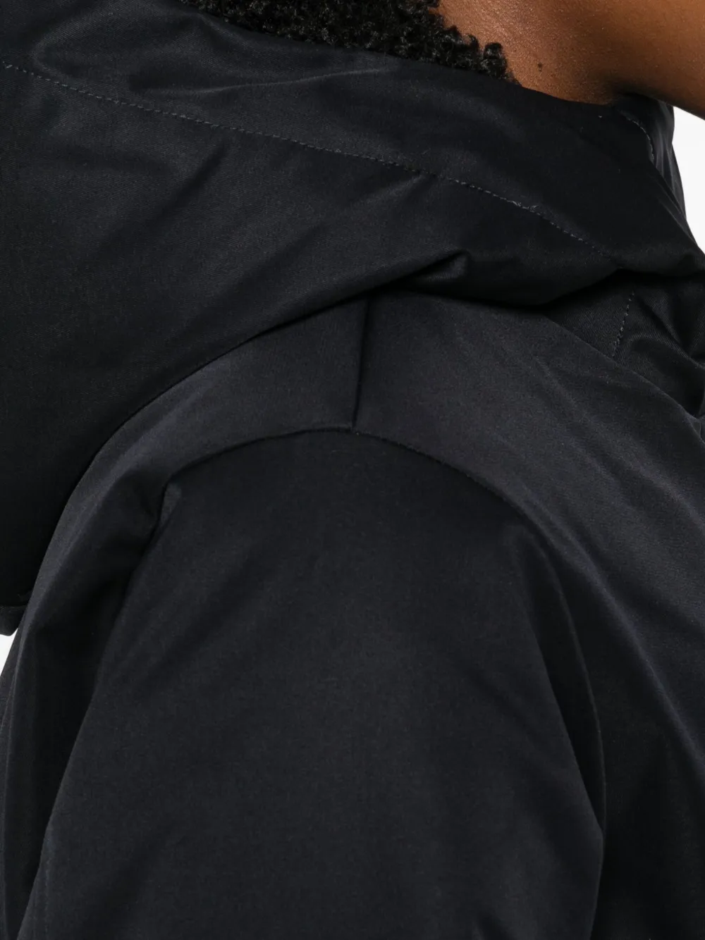 Save The Duck Joel Drawstring-waist Hooded Jacket In Black