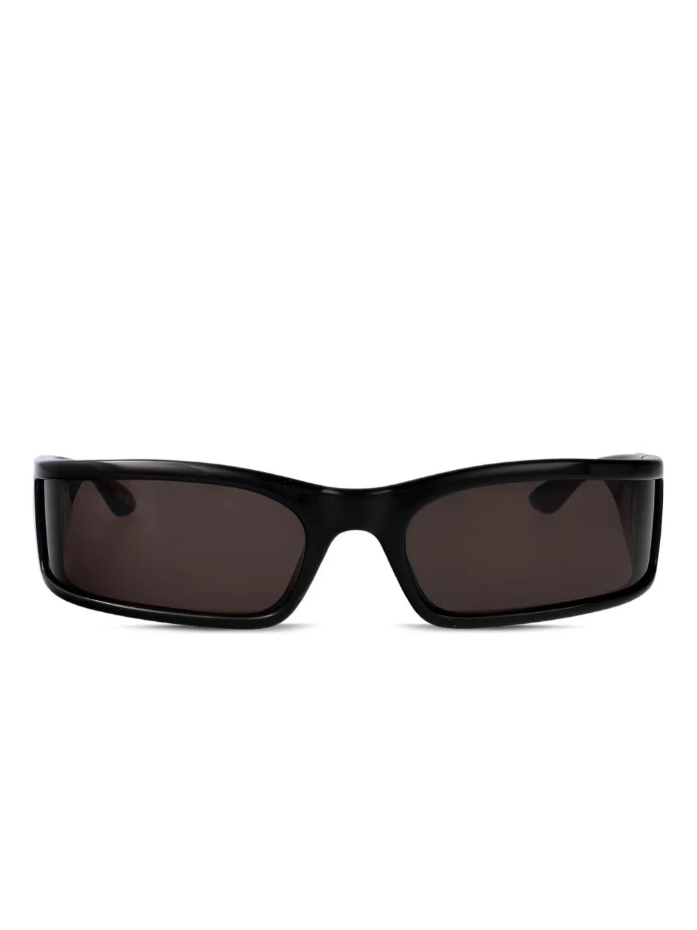 Balenciaga Eyewear logo rectangle-frame sunglasses - Nero