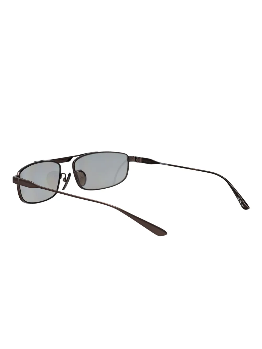 Balenciaga Eyewear Zonnebril met rechthoekig montuur Zilver