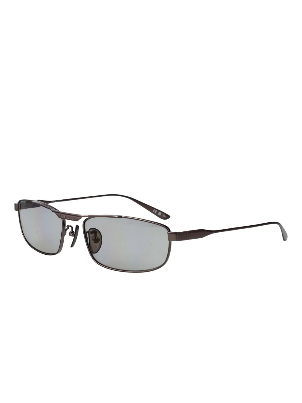 Balenciaga Eyewear Zonnebril met rechthoekig montuur Zilver