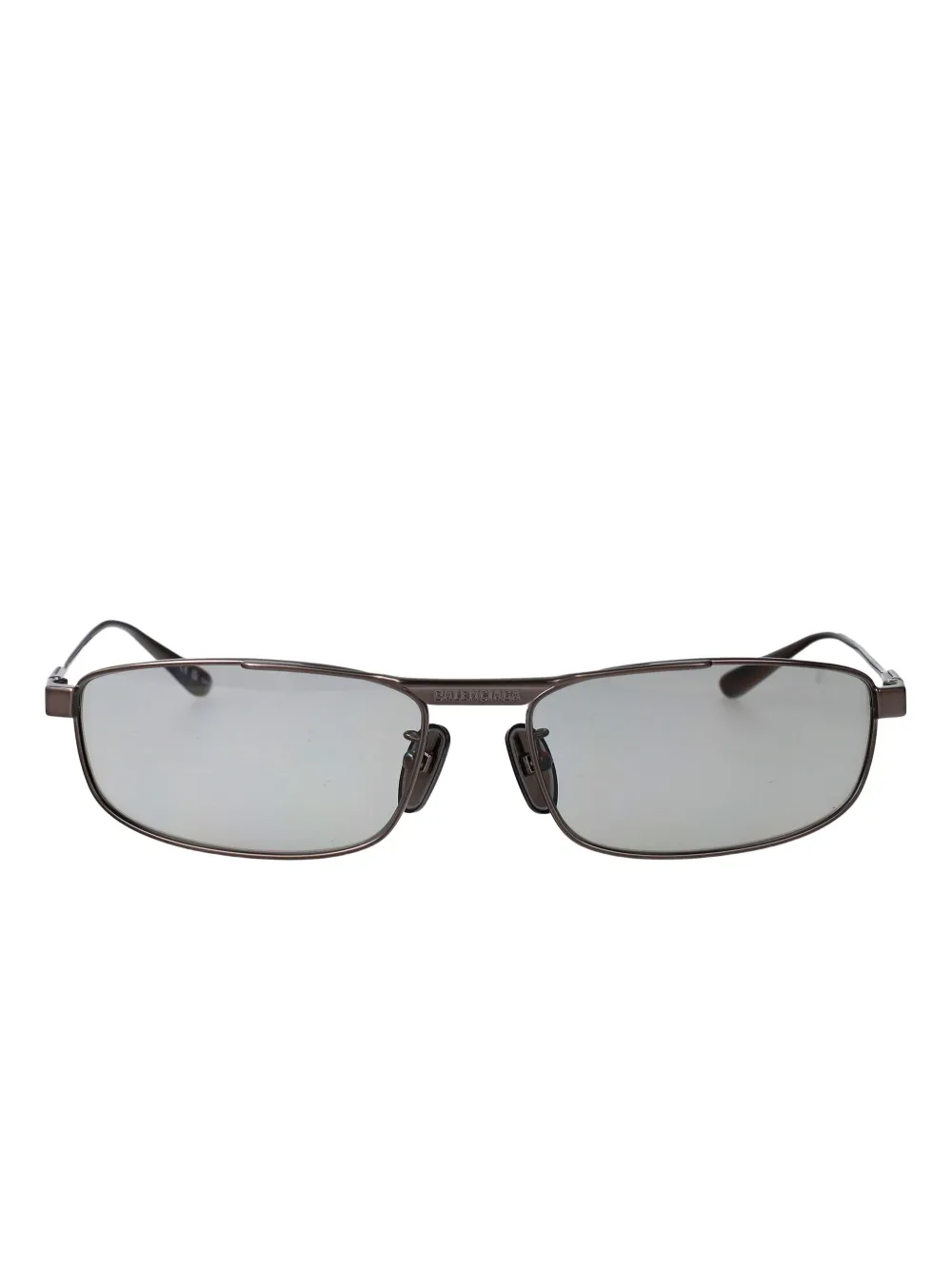 Balenciaga Eyewear rectangle-frame sunglasses - Argento