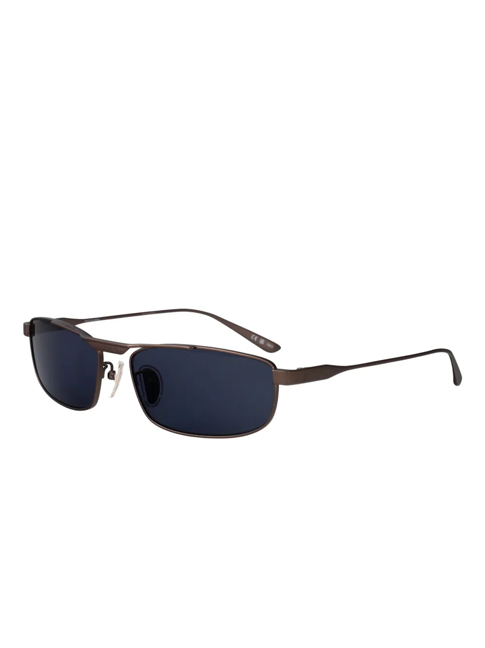 Balenciaga Eyewear Zonnebril met rechthoekig montuur Bruin