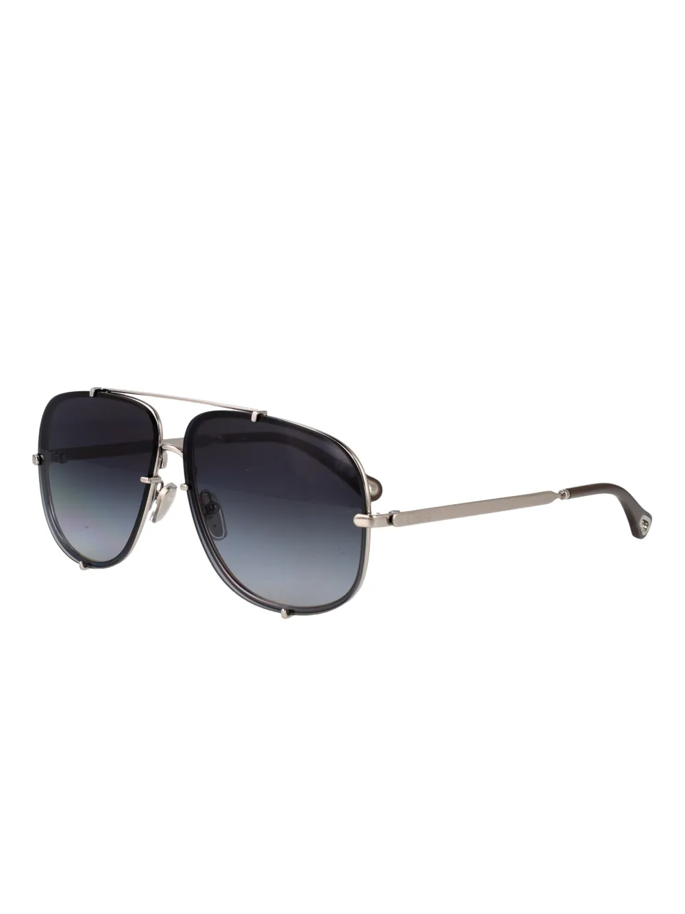 Chloé Eyewear Zonnebril met piloten montuur - Zilver