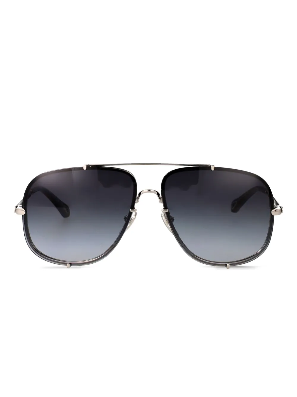 Chloé Eyewear pilot sunglasses - Argento