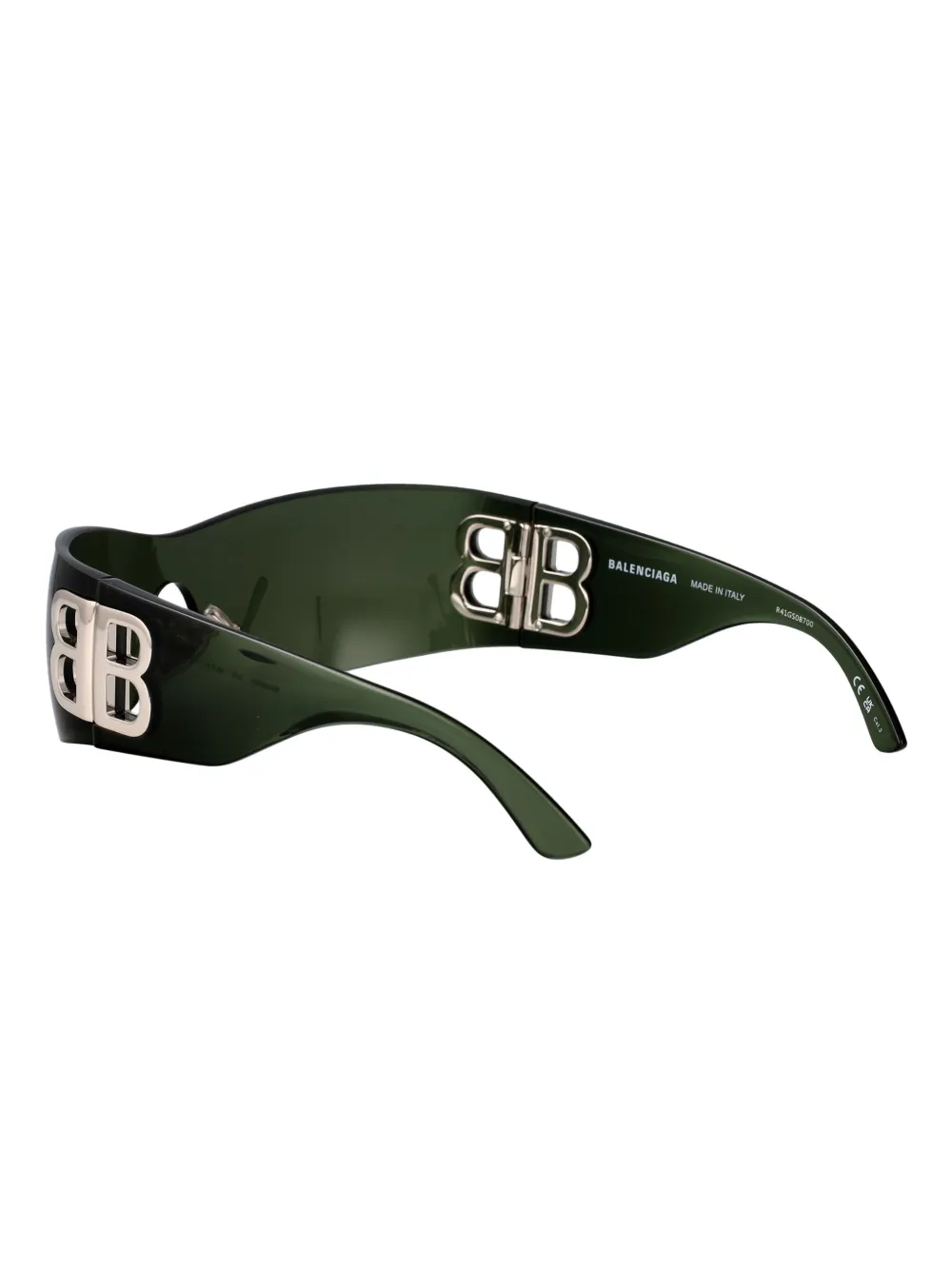 Balenciaga Eyewear Zonnebril met logo Groen