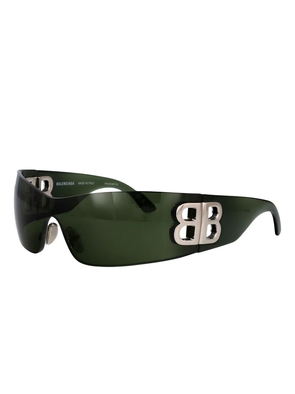 Balenciaga Eyewear logo sunglasses - Groen