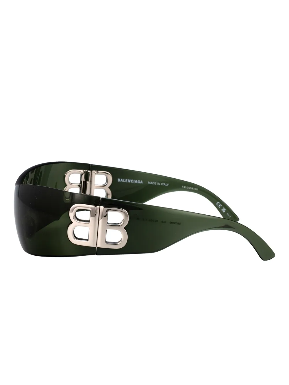 Balenciaga Eyewear Zonnebril met logo Groen
