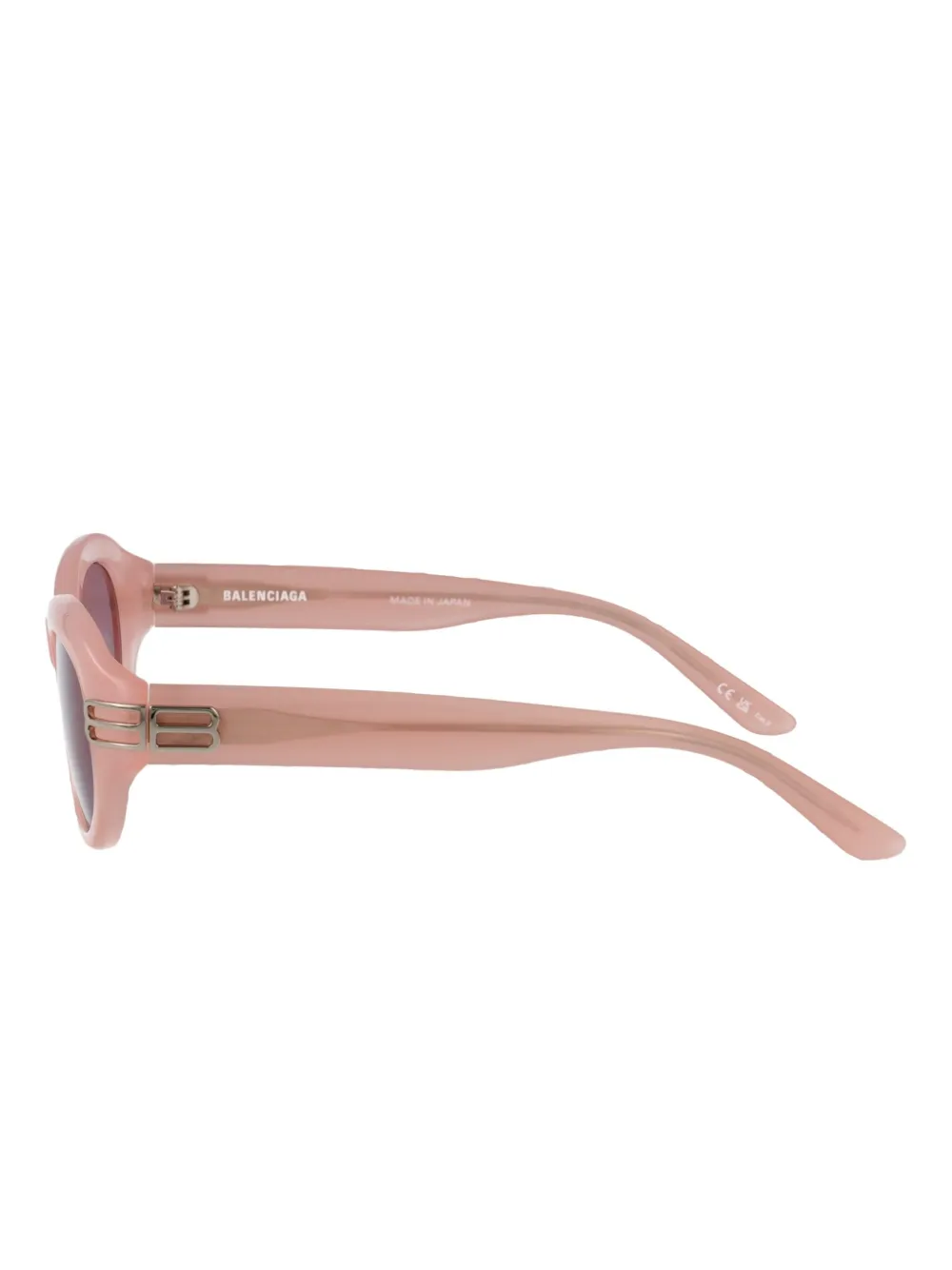 Balenciaga Eyewear Zonnebril met logodetail Roze