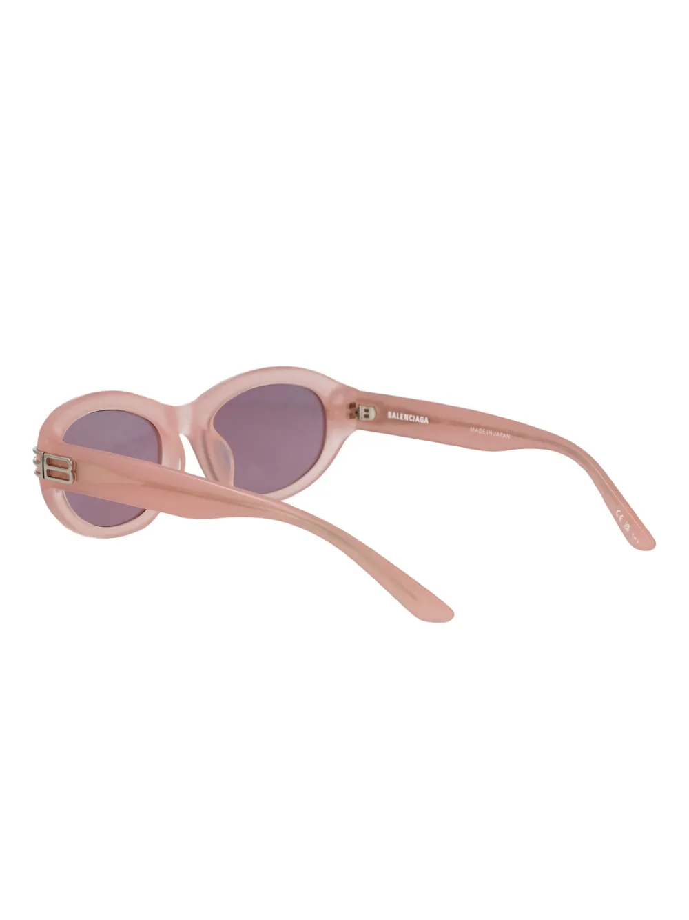 Balenciaga Eyewear Zonnebril met logodetail Roze