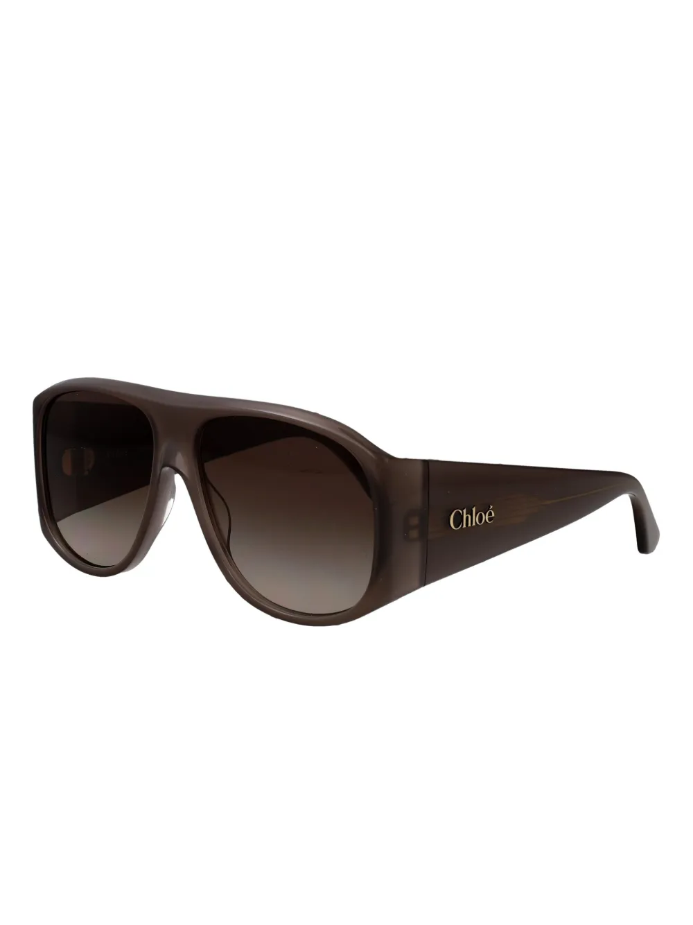 Chloé Eyewear oversize-frame sunglasses - Bruin