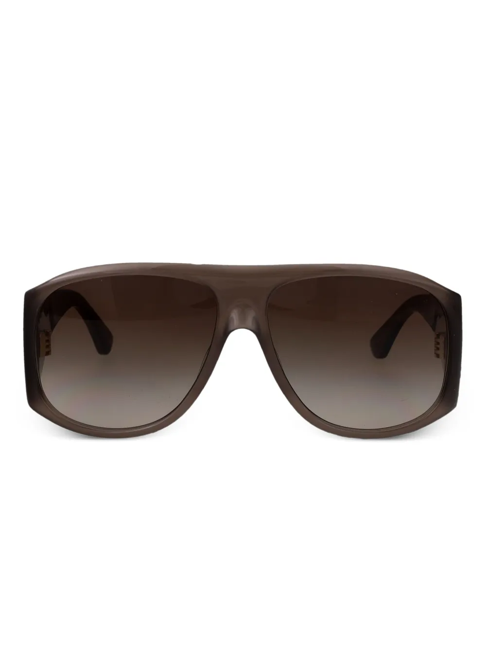 Chloé Eyewear oversize-frame sunglasses - Marrone