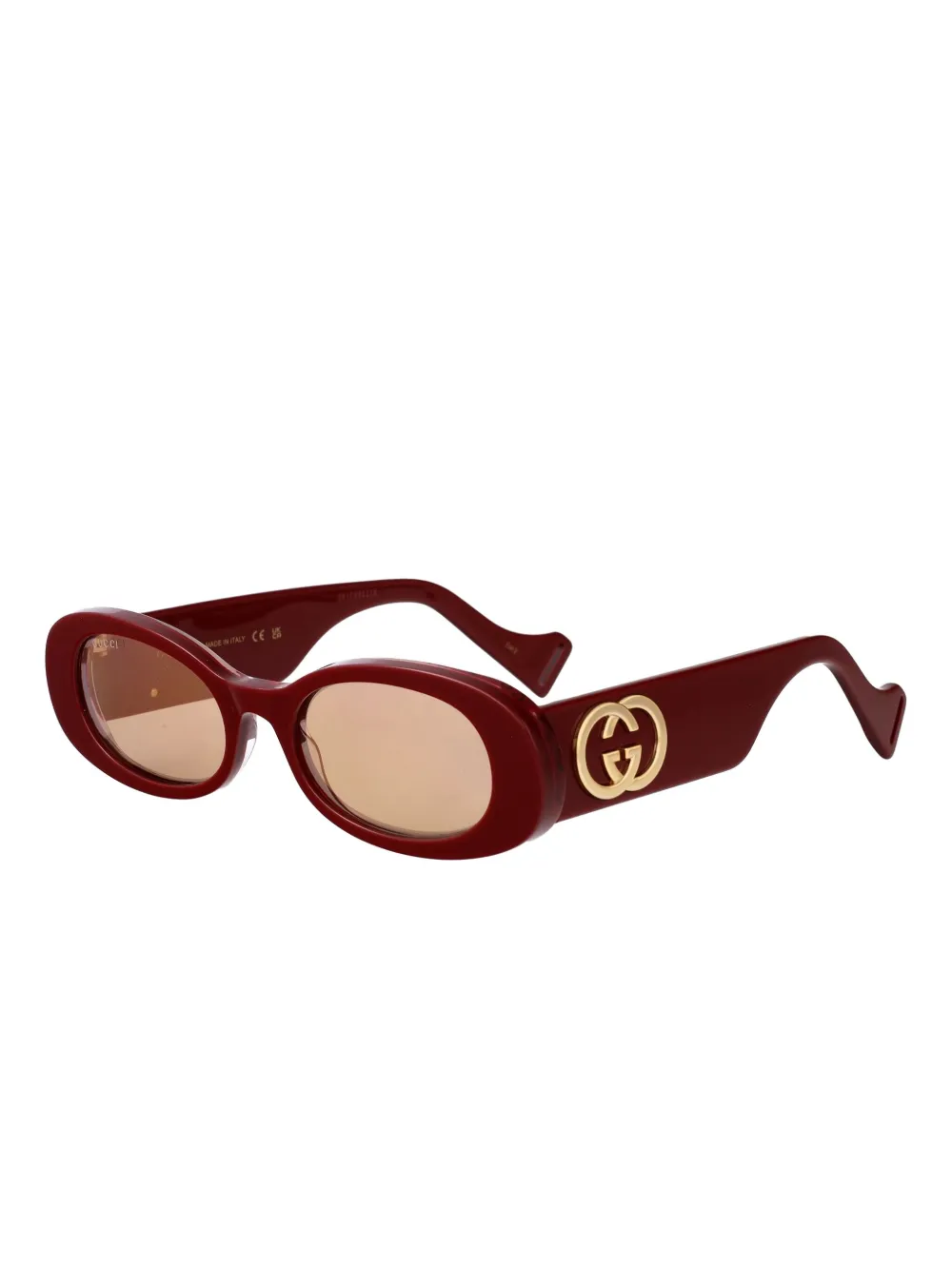 Gucci Eyewear oval-frame sunglasses - Rood
