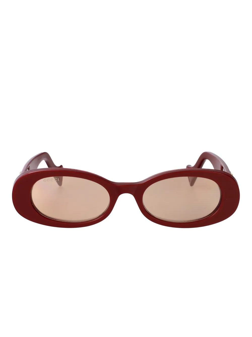 Gucci Eyewear oval-frame sunglasses - Rosso