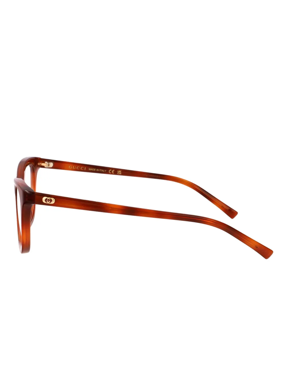 Gucci Eyewear Bril met vierkant montuur Bruin