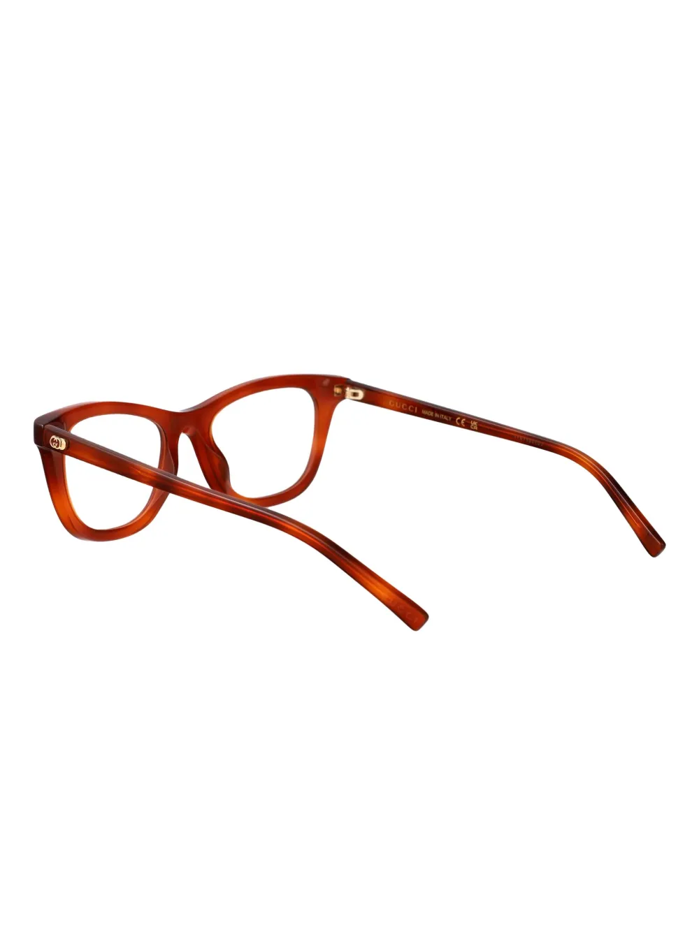 Gucci Eyewear Bril met vierkant montuur Bruin
