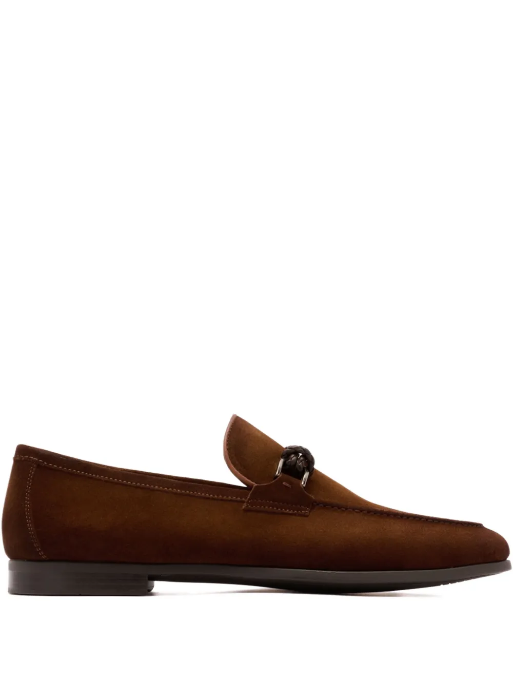 Magnanni suede loafers - Brown