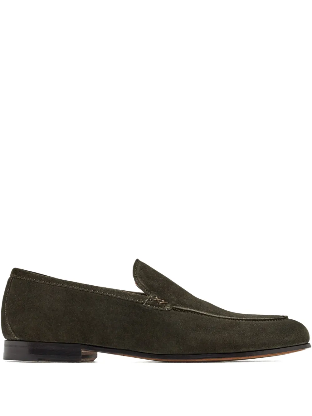 Forsa suede loafers | Green | Image 1