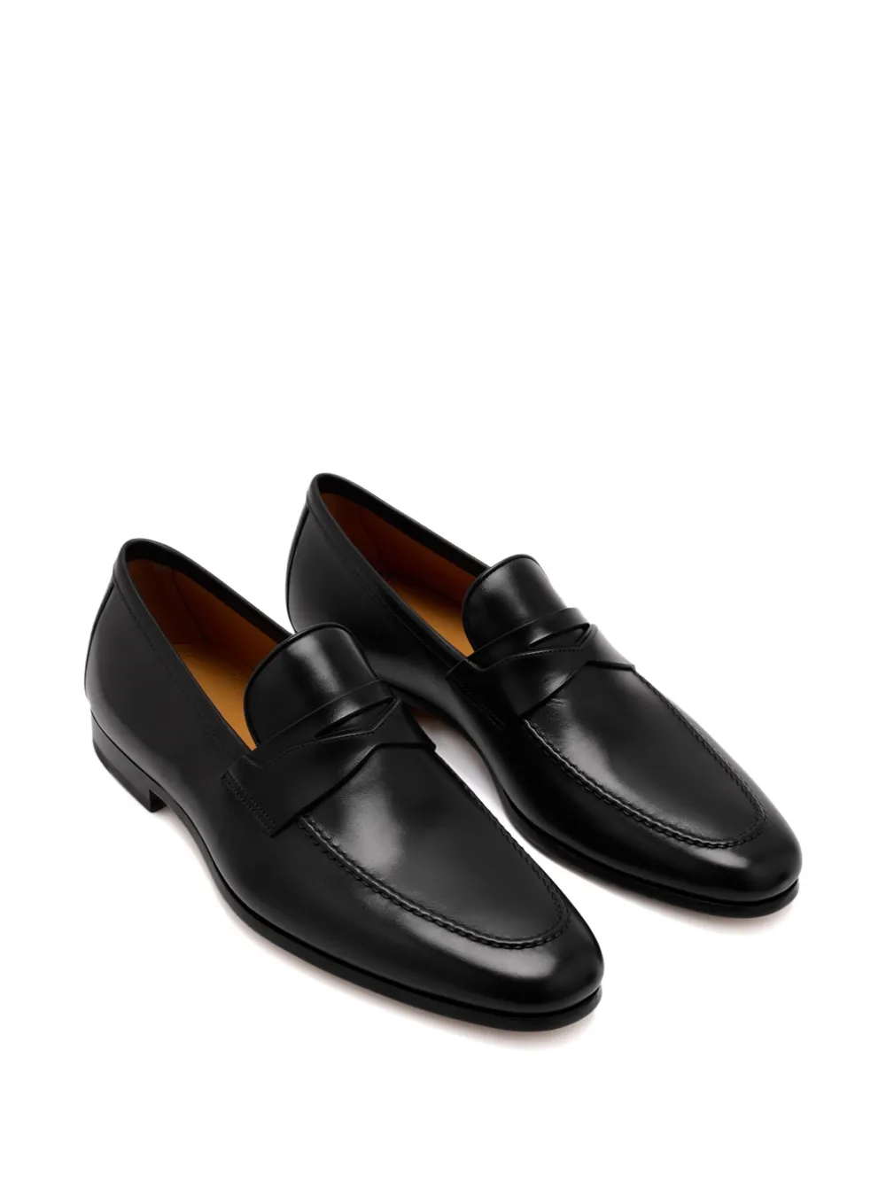 Magnanni Leather Loafers In Black