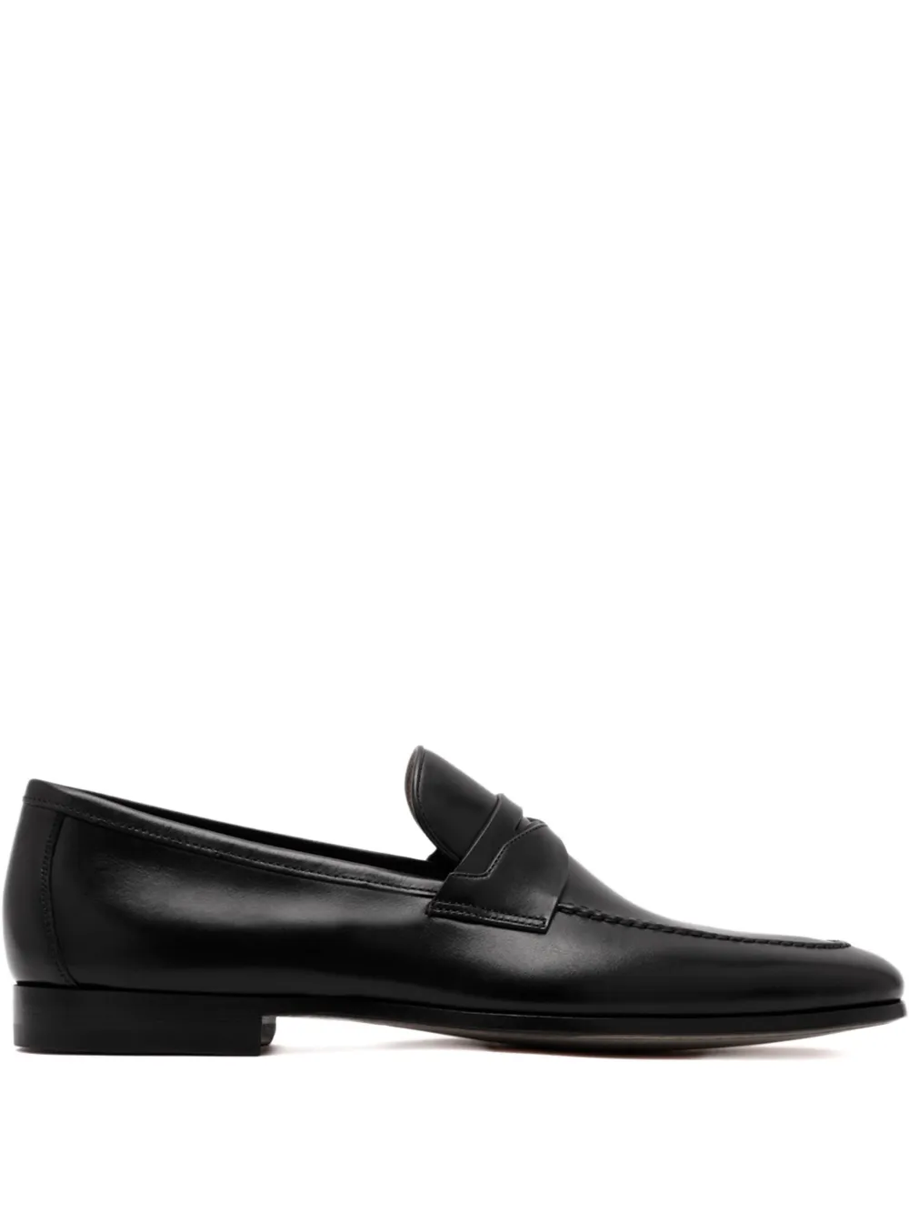 Magnanni Leather Loafers In Black