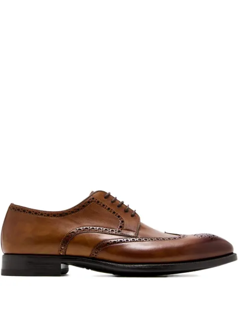 Magnanni perforated-embellishment derby shoes