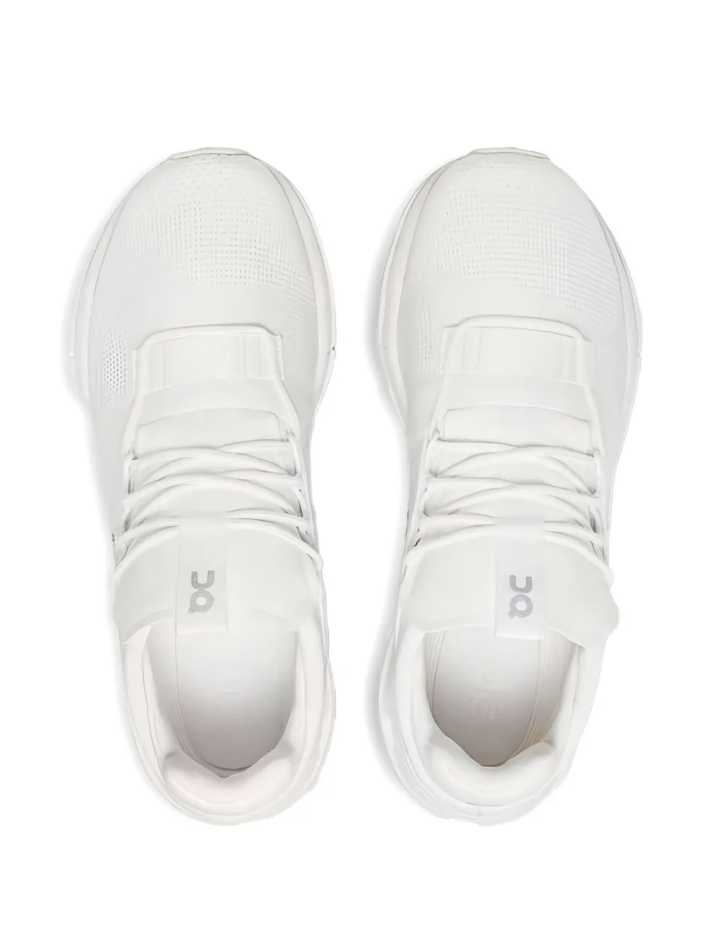 On Running Cloudnova Lace-up Sneakers In White