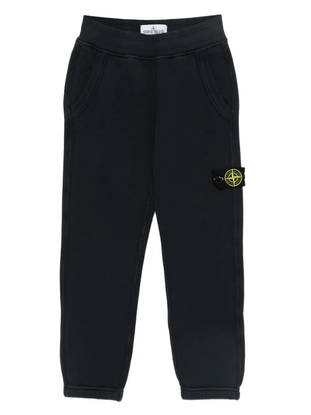 Stone Island Junior patch trousers | Black | Image 1