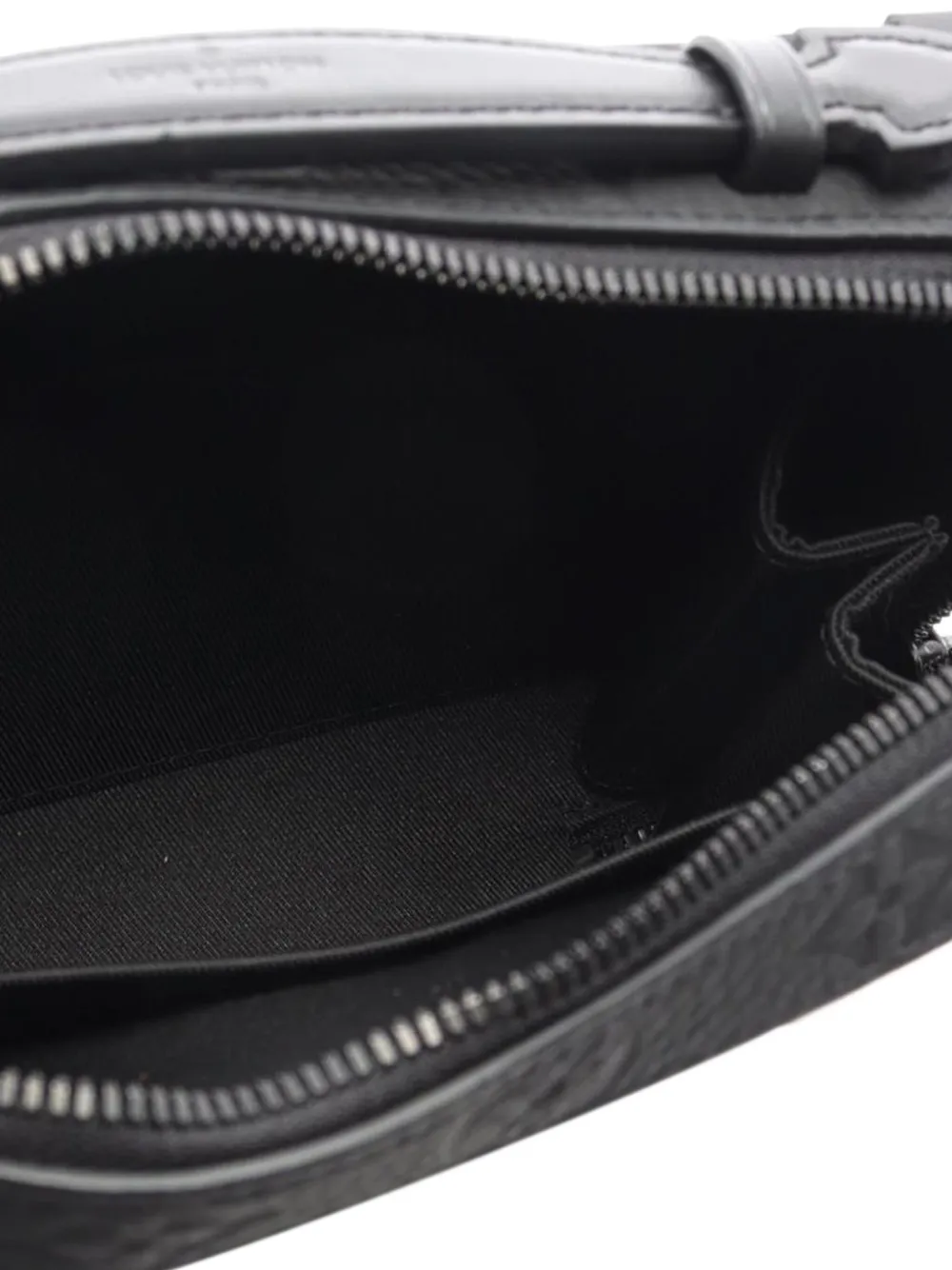 Pre-owned Louis Vuitton 2021-2025 Monogram Taurillon Handle Soft Trunk Crossbody Bag In Black