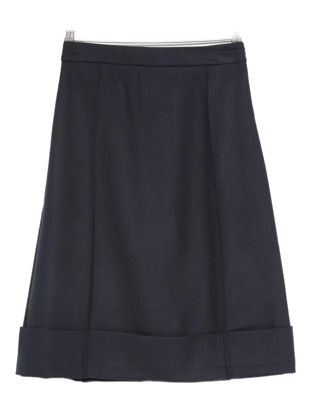 Semicouture Seam-embellished Skirt In Black