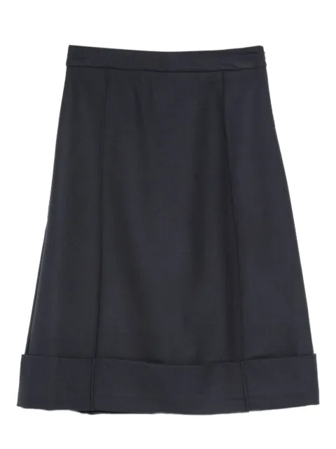 Semicouture seam-embellished skirt