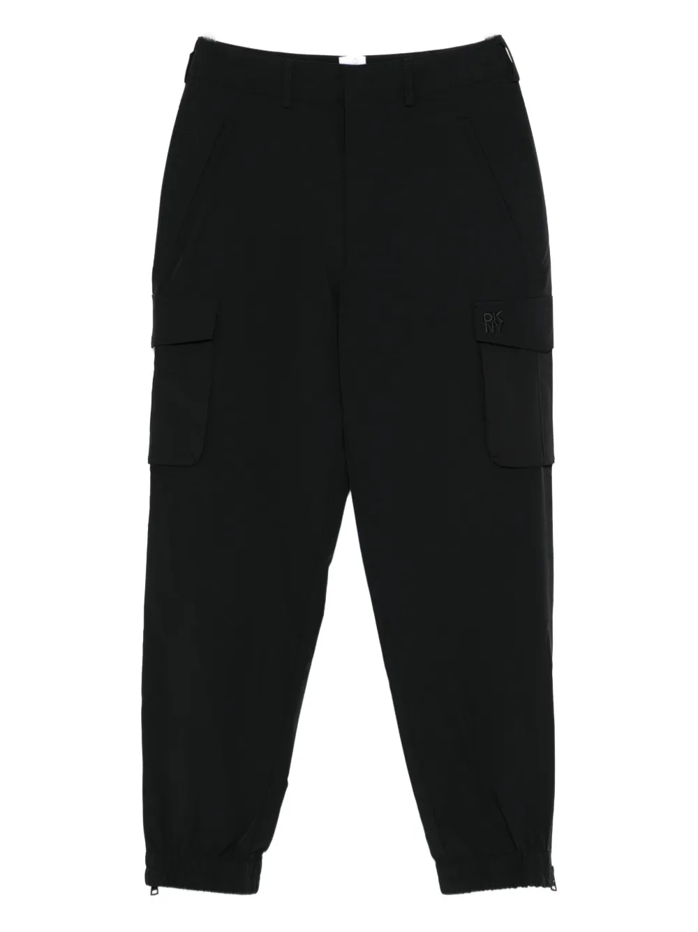 Dkny Tapered Cargo Trousers In Black