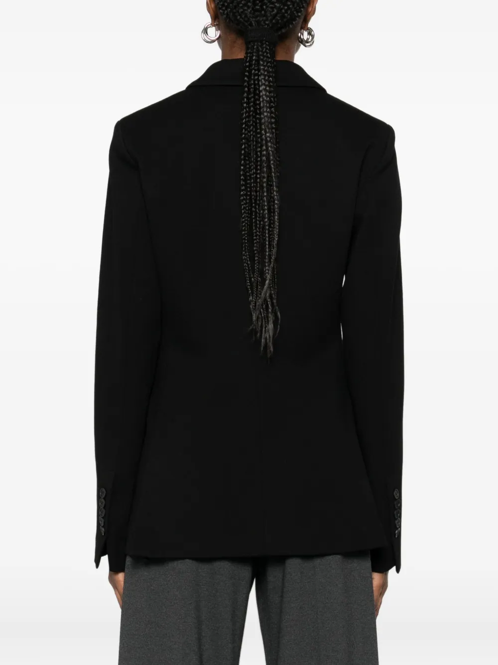 Semicouture Single-breasted Blazer In Black