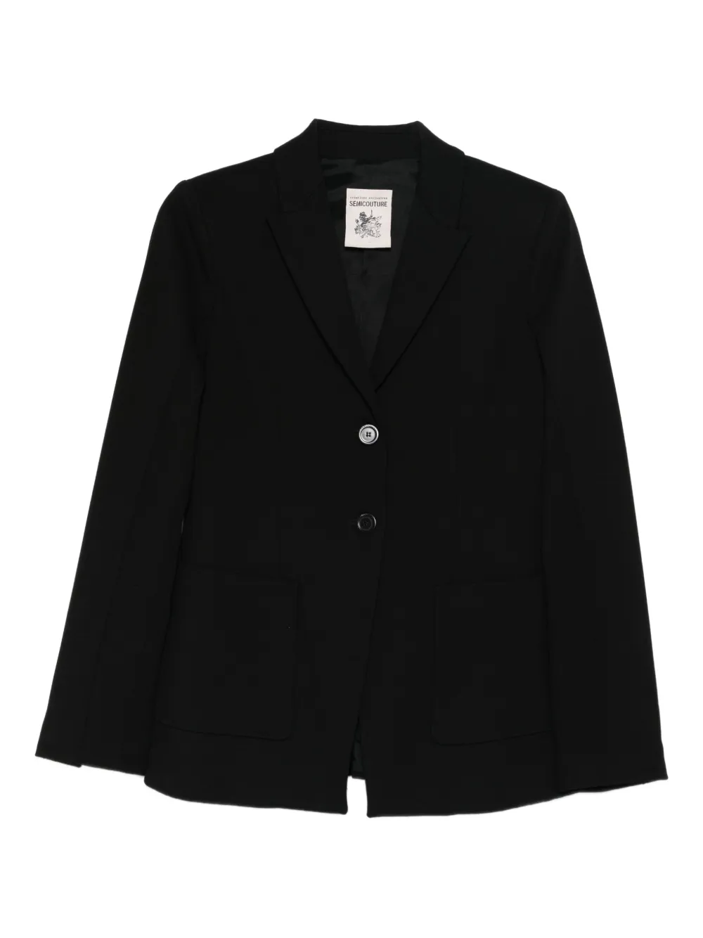 Semicouture single-breasted blazer - Nero