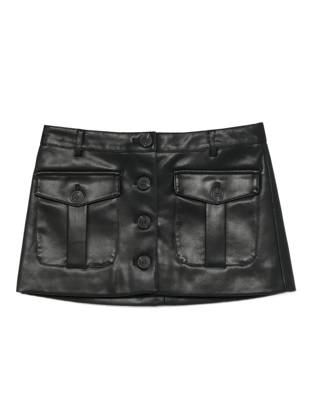 The Garment buttoned mini skirt | Black | Image 1