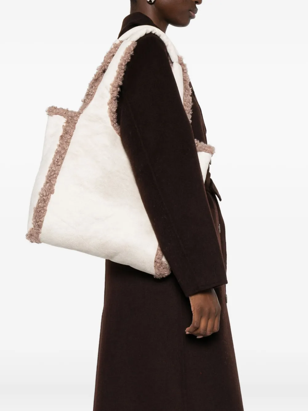 bomboogie Bolsa tote com efeito de pelos | Image 2